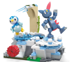 Mega Construx Pokemon Piplup and Sneasel's Snow Day - Image 2