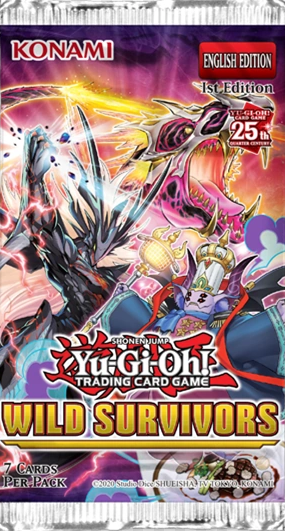 Yu-Gi-Oh! Sealed Booster PACK Wild Survivors (7 Cards) Yu-Gi-Oh! Sealed Booster PACK Wild Survivors (7 Cards)