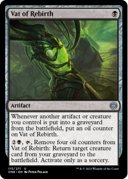 Vat of Rebirth : 113/271 Phyrexia: All Will Be One - Magic the Gathering Single Card