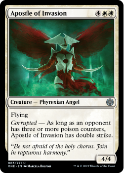 Apostle of Invasion : 003/271 Phyrexia: All Will Be One - Magic the Gathering Single Card