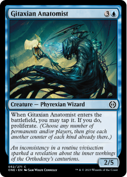 Gitaxian Anatomist (FOIL) : 052/271 Phyrexia: All Will Be One - Magic the Gathering Single Card