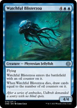 Watchful Blisterzoa (FOIL) : 078/271 Phyrexia: All Will Be One - Magic the Gathering Single Card