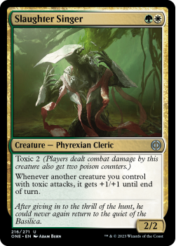 Slaughter Singer : 216/271 Phyrexia: All Will Be One - Magic the Gathering Single Card