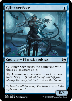 Glistener Seer (FOIL) : 054/271 Phyrexia: All Will Be One - Magic the Gathering Single Card