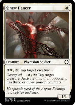 Sinew Dancer (FOIL) : 032/271 Phyrexia: All Will Be One - Magic the Gathering Single Card