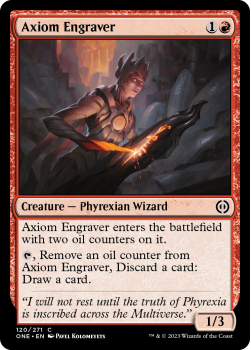 Axiom Engraver : 120/271 Phyrexia: All Will Be One - Magic the Gathering Single Card