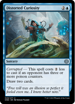 Distorted Curiosity : 046/271 Phyrexia: All Will Be One - Magic the Gathering Single Card