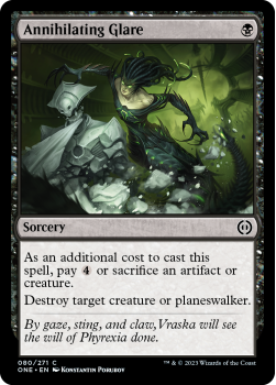 Annihilating Glare (FOIL) : 080/271 Phyrexia: All Will Be One - Magic the Gathering Single Card