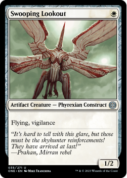 Swooping Lookout (FOIL) : 035/271 Phyrexia: All Will Be One - Magic the Gathering Single Card