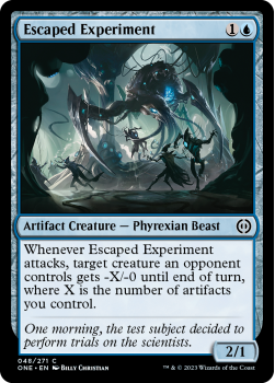 Escaped Experiment (FOIL) : 048/271 Phyrexia: All Will Be One - Magic the Gathering Single Card