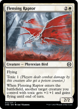 Flensing Raptor : 012/271 Phyrexia: All Will Be One - Magic the Gathering Single Card