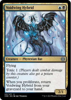 Voidwing Hybrid : 221/271 Phyrexia: All Will Be One - Magic the Gathering Single Card