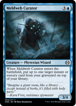 Meldweb Curator (FOIL) : 059/271 Phyrexia: All Will Be One - Magic the Gathering Single Card