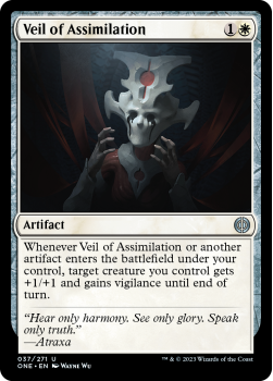 Veil of Assimilation (FOIL) : 037/271 Phyrexia: All Will Be One - Magic the Gathering Single Card