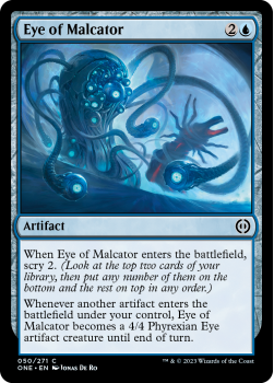 Eye of Malcator (FOIL) : 050/271 Phyrexia: All Will Be One - Magic the Gathering Single Card
