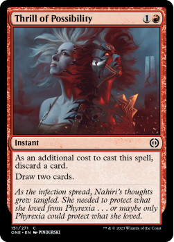 Thrill of Possibility (FOIL) : 151/271 Phyrexia: All Will Be One - Magic the Gathering Single Card