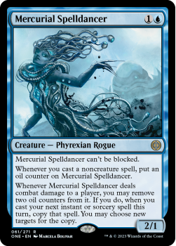 Mercurial Spelldancer (FOIL) : 061/271 Phyrexia: All Will Be One - Magic the Gathering Single Card