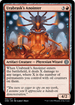 Urabrask's Anointer (FOIL) : 152/271 Phyrexia: All Will Be One - Magic the Gathering Single Card