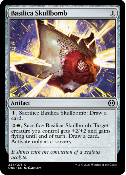 Basilica Skullbomb (FOIL) : 224/271 Phyrexia: All Will Be One - Magic the Gathering Single Card