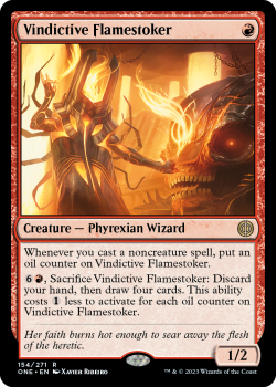 Vindictive Flamestoker : 154/271 Phyrexia: All Will Be One - Magic the Gathering Single Card