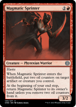Magmatic Sprinter (FOIL) : 140/271 Phyrexia: All Will Be One - Magic the Gathering Single Card