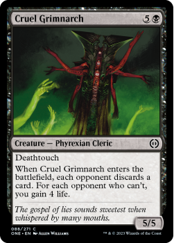 Cruel Grimnarch (FOIL) : 088/271 Phyrexia: All Will Be One - Magic the Gathering Single Card