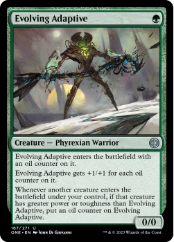Evolving Adaptive (FOIL) : 167/271 Phyrexia: All Will Be One - Magic the Gathering Single Card