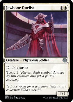 Jawbone Duelist : 018/271 Phyrexia: All Will Be One - Magic the Gathering Single Card