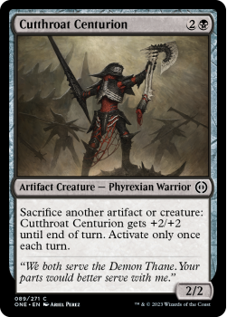 Cutthroat Centurion (FOIL) : 089/271 Phyrexia: All Will Be One - Magic the Gathering Single Card