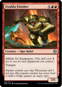 Oxidda Finisher (FOIL) : 143/271 Phyrexia: All Will Be One - Magic the Gathering Single Card