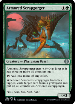 Armored Scrapgorger : 158/271 Phyrexia: All Will Be One - Magic the Gathering Single Card