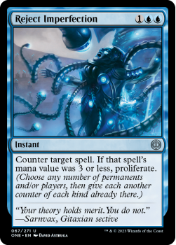 Reject Imperfection : 067/271 Phyrexia: All Will Be One - Magic the Gathering Single Card