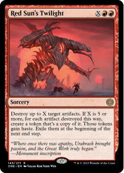 Red Sun's Twilight : 145/271 Phyrexia: All Will Be One - Magic the Gathering Single Card