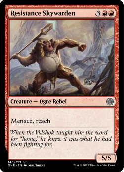 Resistance Skywarden (FOIL) : 146/271 Phyrexia: All Will Be One - Magic the Gathering Single Card