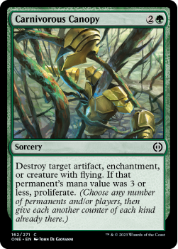 Carnivorous Canopy : 162/271 Phyrexia: All Will Be One - Magic the Gathering Single Card