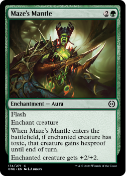 Maze's Mantle (FOIL) : 174/271 Phyrexia: All Will Be One - Magic the Gathering Single Card