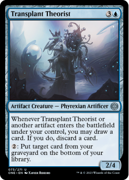 Transplant Theorist (FOIL) : 073/271 Phyrexia: All Will Be One - Magic the Gathering Single Card