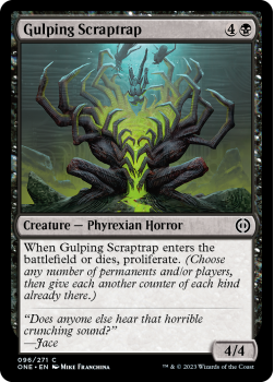 Gulping Scraptrap (FOIL) : 096/271 Phyrexia: All Will Be One - Magic the Gathering Single Card