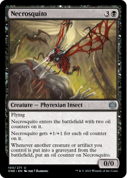Necrosquito (FOIL) : 100/271 Phyrexia: All Will Be One - Magic the Gathering Single Card