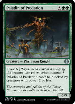 Paladin of Predation (FOIL) : 178/271 Phyrexia: All Will Be One - Magic the Gathering Single Card