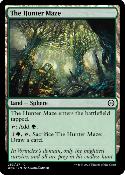 The Hunter Maze (FOIL) : 253/271 Phyrexia: All Will Be One - Magic the Gathering Single Card