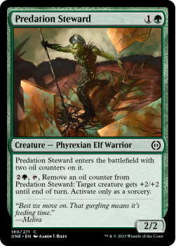 Predation Steward (FOIL) : 180/271 Phyrexia: All Will Be One - Magic the Gathering Single Card