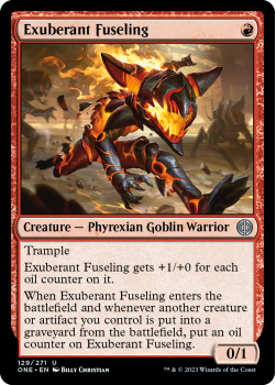 Exuberant Fuseling : 129/271 Phyrexia: All Will Be One - Magic the Gathering Single Card