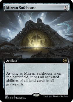 Mirran Safehouse (EXTENDED) (FOIL): 395 Phyrexia: All Will Be One - Magic the Gathering Single Card