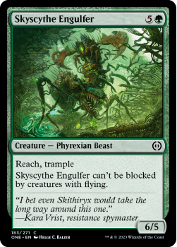 Skyscythe Engulfer (FOIL) : 183/271 Phyrexia: All Will Be One - Magic the Gathering Single Card