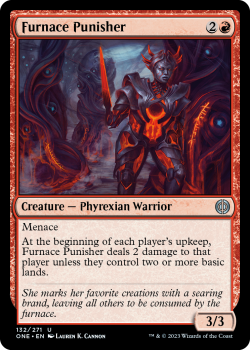 Furnace Punisher (FOIL) : 132/271 Phyrexia: All Will Be One - Magic the Gathering Single Card