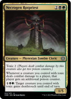 Necrogen Rotpriest (FOIL) : 212/271 Phyrexia: All Will Be One - Magic the Gathering Single Card