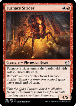 Furnace Strider (FOIL) : 133/271 Phyrexia: All Will Be One - Magic the Gathering Single Card