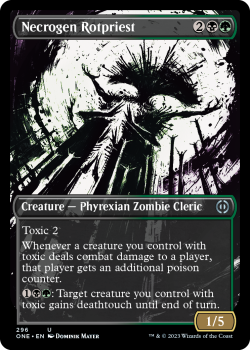 Necrogen Rotpriest (SHOWCASE) : 296 Phyrexia: All Will Be One - Magic the Gathering Single Card