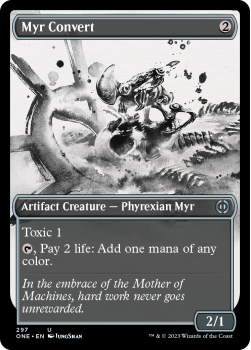 Myr Convert (SHOWCASE) : 297 Phyrexia: All Will Be One - Magic the Gathering Single Card